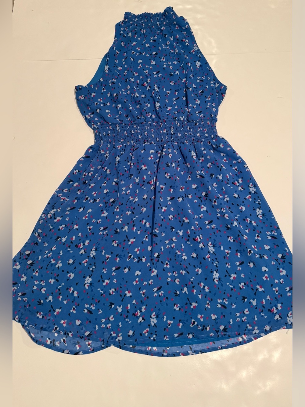 a new day Blue Floral Halter Sundress